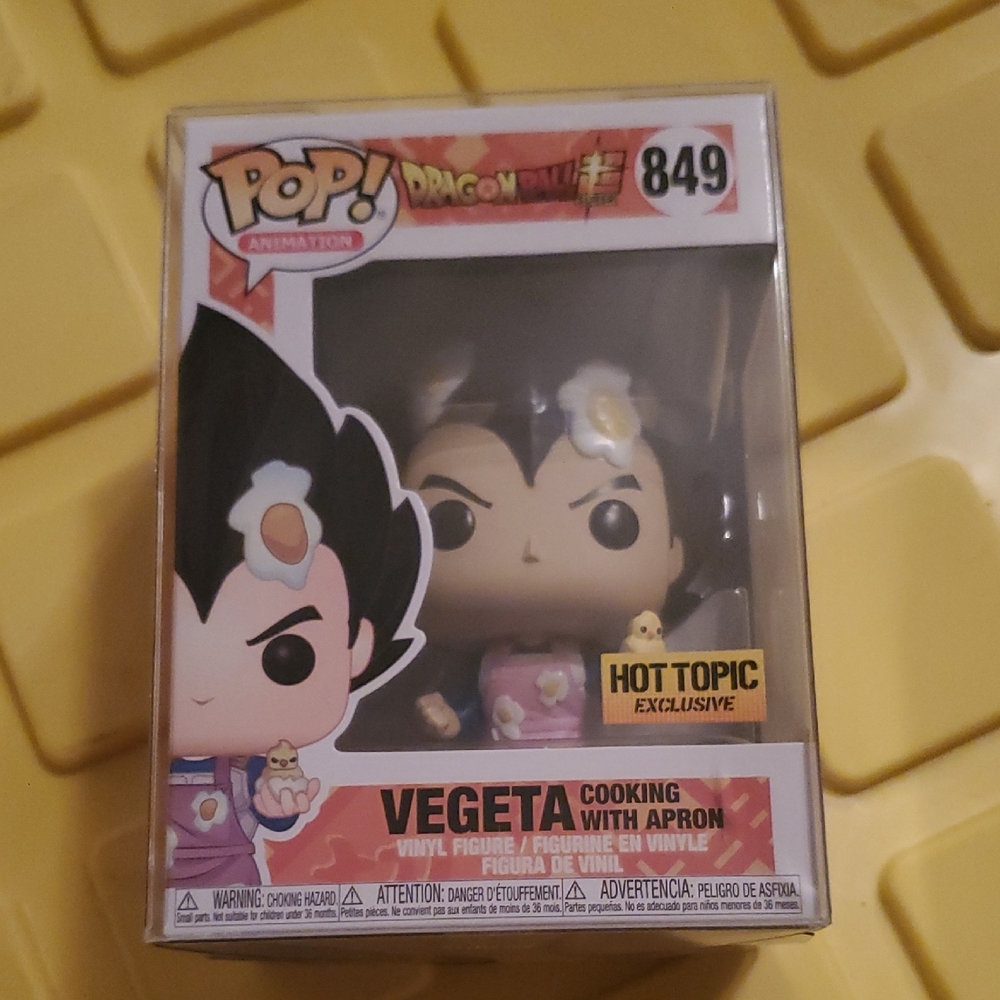 Dragonballz Vegeta Cooking With Apron #849 Hot Topic Exclusive Funko Pop